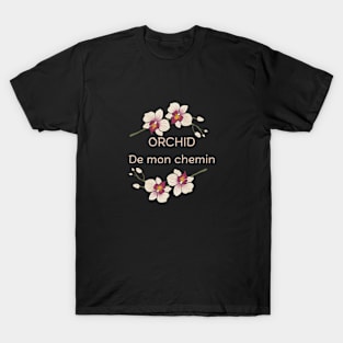 Orchid Wildflower Flora Bloom Vintage Since T-Shirt